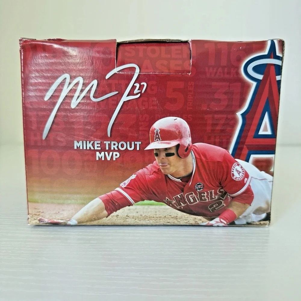 Mike Trout 2016 MVP Los Angeles Angles Bobblehead Sliding SGA 3 of 3 New